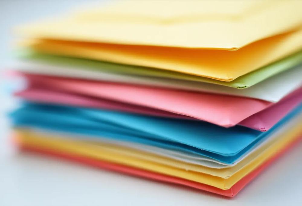 Colorful envelopes