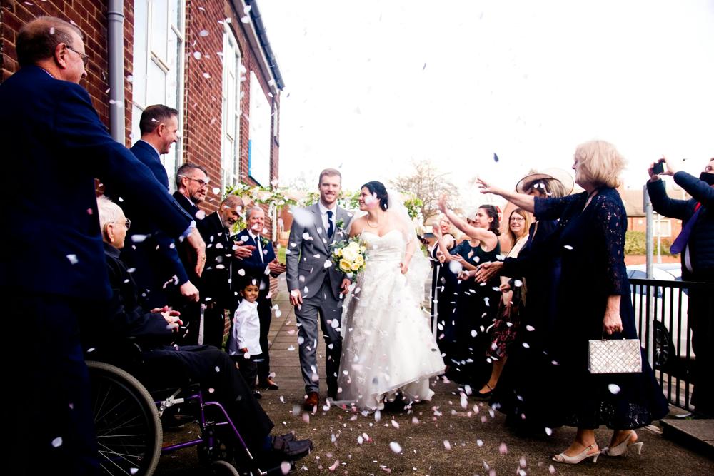 wedding exit